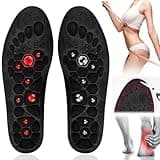 Vibbang Magnetische Einlegesohlen, Magnetische Einlegesohlen zum Abnehmen, Akupressur Einlegesohlen, Akupressur Sohlen für Massage Herren Damen, Ermüdung Entlasten, Bequeme und Atmungsaktive(40-43)