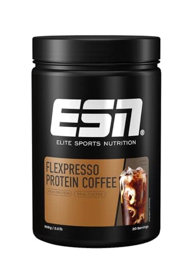 ESN Flexpresso Protein Coffee, Coffee, 908 g, Cremiger Protein-Kaffee mit bis zu 22 g Protein pro Portion - made in Germany (Verpackung kann variieren)