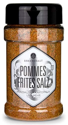 Ankerkraut Pommes Frites Salz, Pommes Gewürz, für Pommes und viele weitere Kartoffelgerichte, 270g im Streuer