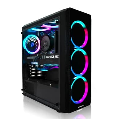 Greed® MK2 - High End Gaming PC - Intel Core i7 12700F & Nvidia Geforce RTX 5060 - Ultra Schneller RGB Computer + 4K Raytracing Rechner mit 4,9 GHZ - 16 GB DDR4 RAM - 1TB SSD - WLAN + W11 Pro