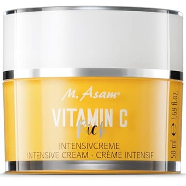 M. Asam Vitamin C Glow Feuchtigskeitscreme (50ml) – 24h Gesichtscreme mit Vitamin C Goldkomplex & Kurkuma, für strahlend Frische Haut, Feuchtigkeitscreme für intensive Feuchtigkeit & Glow