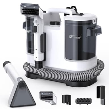 Lubluelu Nasssauger Polsterreiniger Gerät, 450 W - 13,5 kPa Teppichreiniger Waschsauger, tragbares Teppich-Reinigungsgerät mit Selbstreinigung und langem Schlauch für Teppiche, Sofas & Auto-Innenräume