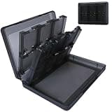 DKDDSSS Game Card Aufbewahrungsbox für Switch Game Card, Tragbare Schutzhülle Aufbewahrungsbox Spiele Cards Tasche, 24 Schlitze Games Card Storage Case für Nintendo Switch/Lite/OLED (Schwarz)
