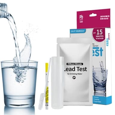 Bleiwassertestkit | Empfindliches Blei im Wasserprüfkit - Blei -Test -Kit für Trinkwasser, Brunnenwasser und Leitungswasser, schnelle, einfache und genaue Tests