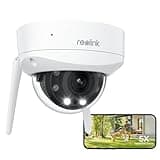 Reolink 8MP WLAN Überwachungskamera Aussen, 2,4/5 GHz WiFi IP Kamera Outdoor mit Personen-/Fahrzeugerkennung, 5X Optischem Zoom, 30m Nachtsicht, IK10 Vandalensicher, Zeitraffer, Ohne PT, RLC-843WA