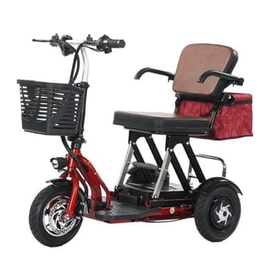 Elektro Dreirad Für Senioren Elektrisch tragfähigkeit bis 160 kg Elektro Dreirad Faltbar Mit Akku und Ladegerät