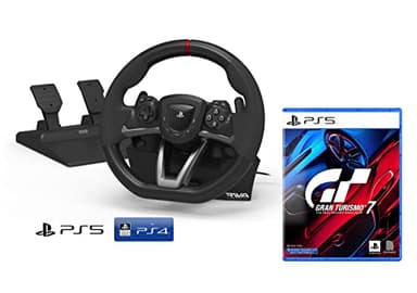 PS5 Lenkrad und Pedale Sony Playstation 4/5 Lizensiert [Neues Modell] + Gran Turismo 7