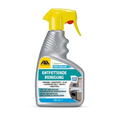 "FILA Surface Care Solutions, POWER DEGREASER, Fettlöser Spray, Gasgrill Reiniger, Küchenreiniger, Backofenreiniger und Grill Reiniger, Fahrrad Kettenreiniger, Mit Aktivschaum, 750ml "