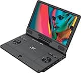 Proscan PDVD1187 Tragbarer Blu-ray-Player mit HDMI-Anschluss, SD/MMC-Kartensteckplatz, USB-Anschluss, Schwarz