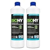 BiOHY Vordach- und Terrassenreiniger (2 x 1 liter) | Bio Konzentrat für Glasdächer, Kunststoffdächer, Wintergärten | Nachhaltige Reinigung & Pflege | Hohe Wirksamkeit und strahlender Glanz