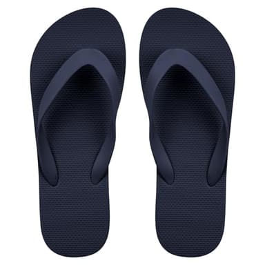 Aomig Unisex Flip Flops Surfen Zehentrenner Toe Split Flip Flops Herren Thong Sandals Bequeme Flip Flop Bathing Shoes Sommerstrand Dusche Schwimmen Sandalen Täglich Beach Pool (Dunkelblau,EU:43/44)