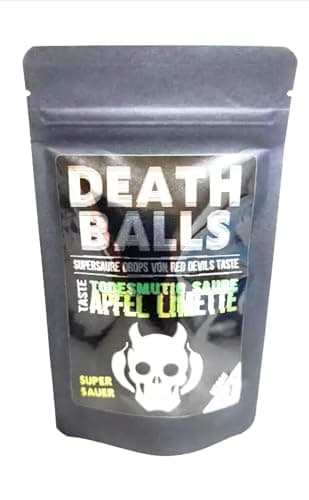 DEATH BALLS todesmutig saure Apfel Limette 75 Gramm