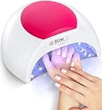 SUNUV Nageltrockner UV LED, Lampe für Nägel, 10s/30s/60s/90s Timer, Infrarot Sensor, LCD Display, Abnehmbare Basis, Perfekt für Nail Art Home Maniküre und Nagelstudioe, Geschenk für Frauen