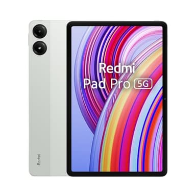Xiaomi Redmi Pad Pro 5G 6+128GB Grün mit Ringhalter, Snapdragon 7s Gen, HyperOS, 12,1" 120Hz 2,5K augenschonendes Display, 10.000mAh (typ) großer Akku, 33W Schnellladen (2 Jahre Garantie)