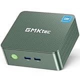 GMKtec G3 Plus Mini PC Intel Twin Lake N150 (Upgrade N100), 8GB RAM 3200 MHz, 256GB SSD M.2 NVMe SSD (unterstützt PCIe 3.0), Mini Computer, USB 3.2 * 4, 2*HDMI 4K @ 60Hz, 2.5G LAN, Micro PC