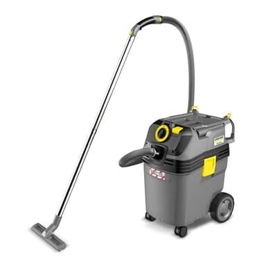 Kärcher Nass-/Trockensauger NT 40/1 Ap L, Leistung: 1380 W, halbautomatische Filterabreinigung, Kunststoffbehälter: 40 l, Saugschlauch: 2,5 m, Nass-/Trockenbodendüse Standard (300 mm), Papierfilter