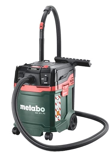 metabo ASA 30 L PC Allessauger – 602086000 – Nass-/Trockensauger mit integrierter Filterabreinigung – 5,5 m Kabellänge