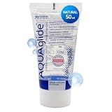 Joydivision AQUAglide 50 ml Gleitgel Natural, Geruchsneutral & transparent, wasserbasiertes & kristallklares Gleitmittel, für Latex-kondome geeignet, pH-optimiert