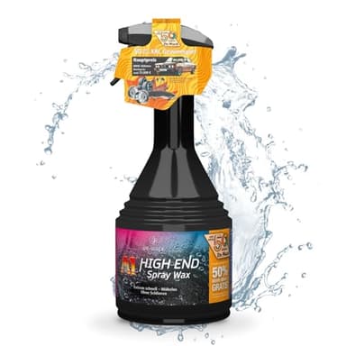 DR. WACK - A1 HIGH END Spray Wax 750 ml (50% mehr Inhalt gratis) - Limited Edition - Autowachs mit Abperl-Effekt - Sprühwachs für Lackschutz & Glanz - Auto Lackversiegelung - Hochwertige Autopflege