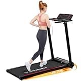 CITYSPORTS Laufband für Zuhause,Klappbares Laufband mit Neigung bis 12 Km/H,LED-Anzeige, Bluetooth Speaker,Platzsparend,Laufband Schreibtisch,120 Kg Tragfähigkeit