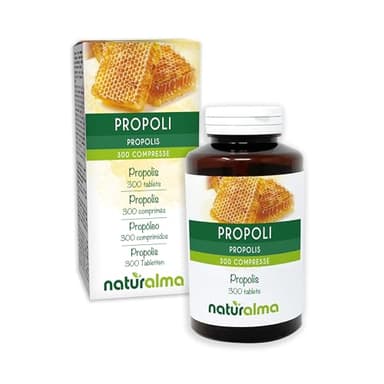 Propolis (Propolis) Harz Naturalma - 150 g - 300 Tabletten - Nahrungsergänzungsmittel - Natürlich