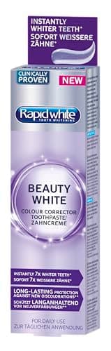 Rapid White | Beauty White Zahncreme | Für 7x weißere Zähne | Ohne Wasserstoffperoxid | Wirksame Formel | 75 ml