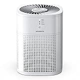 MORENTO Luftreiniger für Schlafzimmer mit Aromatherapie, HEPA Luftfilter, Ein Luftreiniger, der Staub, Pollen, Tierhaare und Rauch verhindern kann, Air Purifier 24dB mit Schlafmodus