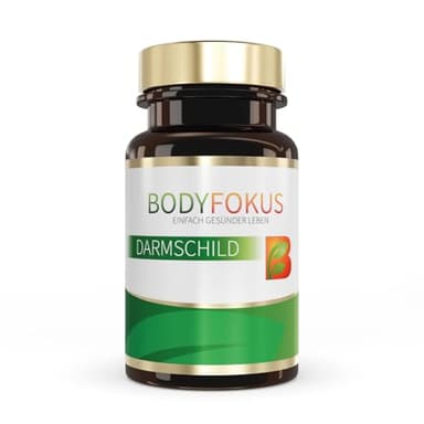 BodyFokus DarmSchild - für Ihre Darmgesundheit & allgemeines Wohlbefinden - 60 Kapseln - made in Germany