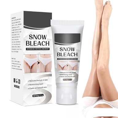 Snow Bleaching Creme, Bleichende Creme für den Intimbereich, Body Dark Spot Remover, Achselhöhlen-Aufhellung, Frauen-Bleichcreme für Achselhöhle, Hals, Knie, Ellenbogen Haut