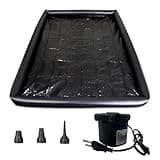 Liebesdecke Wasserdicht für Sex 180x200 Aufblasbares Erotik Bettlaken Sexdecke für Paare Weiche Wasserfeste Decke für Sex BDSM Liebesbett mit Elektrischer Luftpumpe EU-Stecker