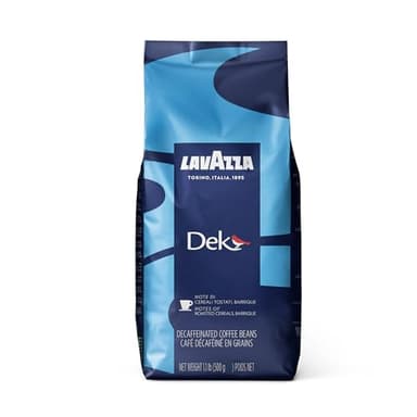 Lavazza Kaffee DEK, Decaf Espresso, Ganze Bohnen Entkoffeiniert, Koffeinfrei, 500g