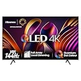 Hisense 85E7NQ Pro 215 cm (85 Zoll) Fernseher, 4K UHD, QLED, Smart TV, Total HDR, Dolby Vision IQ Atmos, 144Hz (VRR), HDMI 2.1, Game Mode PRO, Triple Tuner, Alexa Built-In, Dunkelgrau, [2024]