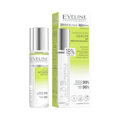 Eveline Cosmetics Lab Formula Anti-Unreinheiten Serum – Mit CICA Exosome, Niacinamid & Zink PCA – Vegan, Porenverfeinernd, Sebumregulierend, Regenerierend – 30 ml