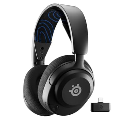 SteelSeries Arctis Nova 5P Wireless PS5 Gaming Headset – Für PS5, PC, Handy – Magnetische Neodym-Treiber – 100+ Audio Presets – 60 Std. Akkulaufzeit – 2,4 GHz oder BT-ClearCast Gen2.X Mik