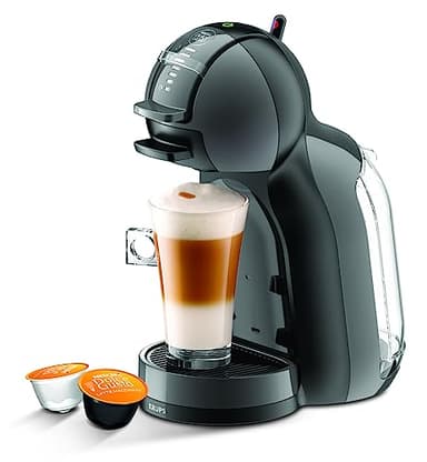 Krups Nescafé Dolce Gusto Mini Me Kapsel-Kaffeemaschine, Schwarz/Grau, automatisch, professionelle Qualität, 15 Bar Druck, große Auswahl an heißen und kalten Getränken, YY1500FD