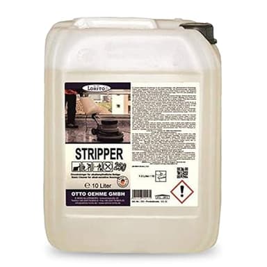 Lorito Stripper Grundreiniger Boden Fliesen Holz Parkett, 10 Liter Konzentrat, Reinigungsmittel für Bodenbeläge Linoleum Gummi, Bodenreiniger für Grundreinigung
