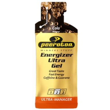 Peeroton Energizer Ultra Gel Cola - Isotonic Energy Gel für maximale Ausdauer mit 26.5 g Kohlenhydraten 40g