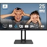 MSI PRO MP251P 24,5 Zoll Full HD Business Monitor - 1920 x 1080 IPS-Panel, 100 Hz, augenfreundlicher Bildschirm, integrierte Lautsprecher, 4-Fach verstellbar - HDMI 1.4b, D-Sub (VGA)