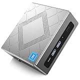 NiPoGi CK10 Mini PC Ιntel Core i5-12450H(8C/12T, bis zu 4,40 GHz), 16 GB DDR4 512 GB M.2 NVMe SSD Mini Desktop Computer, WiFi 6, BT 5.2, 2X HDMI+VGA, 4K UHD Triple Display für Büro/Zuhause/HTPC.