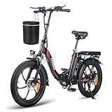 Fafrees F20 E Bike Klapprad 20 Zoll, Elektrofahrräder Fatbike 250W 25km/h, Pedelec Faltbares36V 16Ah Akku, E-Fahrrad Reichweite bis zu 60-130km, City E-Bike Herren Damen, Schwarz