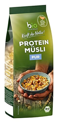 Biozentrale Müsli Protein Pur - 375g - Bio mit Honig - Als Frühstückszerealien oder zwischendurch