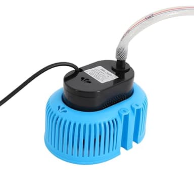 Pool-Abdeckungspumpe, 75W 3000L/H Poolabdeckpumpen mit Wasserschlauch Maximale Hubhöhe 3.2m, Teichpumpe IPX8 mit Drei Auslässe für Brunnen Keller Schwimmbädern Aquarien