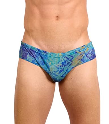 Kiniki Tan Through Sonnendurchlässiger Badehose Herren Bademode - Azure
