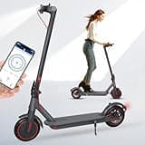 E Scooter Elektroroller 8.5 Zoll für Erwachsene mit App-Funktion, Faltbarer e Roller, 25-30km Reichweite,Wartungsfreie Honeycomb-Vollgummireifen, Doppelbremssystem, Geeignet für Parks Escooter