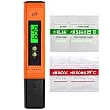 Measury PH Wert Messgerät Pool, PH Messgerät Pool Digital, PH Meter Wein, Wasser und Urin, 0.00-14.00 pH Messer Tester