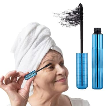Primelash Mascaras für ältere Frauen über 50, hypoallergene Mascara, Primelash Mascara für Senioren, Volumenbildung und Verlängerung, Anzug für reife Frauen mit kurzen Wimpern, dünner werdende Wimpern