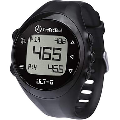 TecTecTec ULT-G multifunktionale GPS-Golfuhr, LC-Display, Golfplätze in Aller Welt vorinstalliert