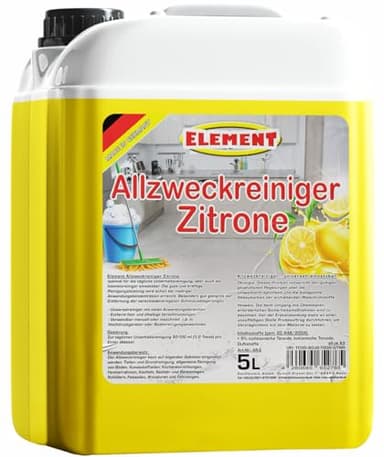 Allzweckreiniger Zitro 5 Liter I Konzentrat I Bodenreiniger I Universalreiniger I Kraftreiniger I
