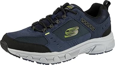 Skechers Herren Oak Canyon-51893 Sneaker, Blau Navy Lime Nvlm, 45 EU