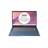 Lenovo Chromebook IdeaPad Slim 3 | 14" Full HD Display | MediaTek Kompanio 520 | 4GB RAM | 64GB SSD | ARM Mali-G52 Grafik | Chrome OS | QWERTZ | blau